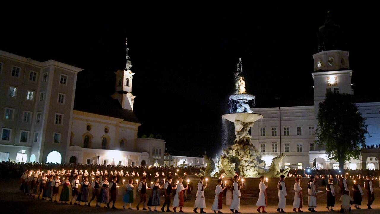 Der traditionelle Fackeltanz am Residenzplatz findet heuer zum 72. Mal statt – am 26. Juli.  