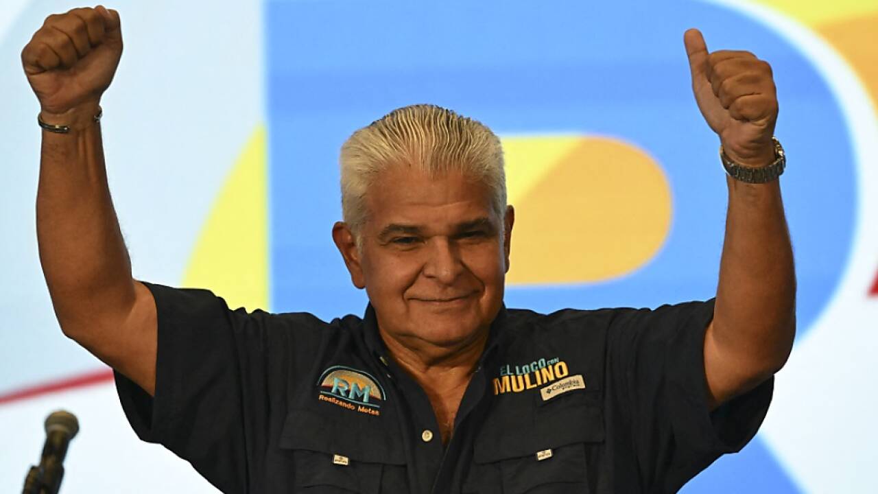 José Raúl Mulino freut sich über den Wahlausgang José Raúl Mulino freut sich über den Wahlausgang