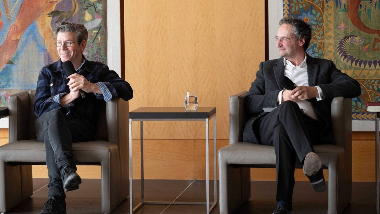 Regisseur Robert Carsen und Dirigent Gianluca Capuano.  Regisseur Robert Carsen und Dirigent Gianluca Capuano.