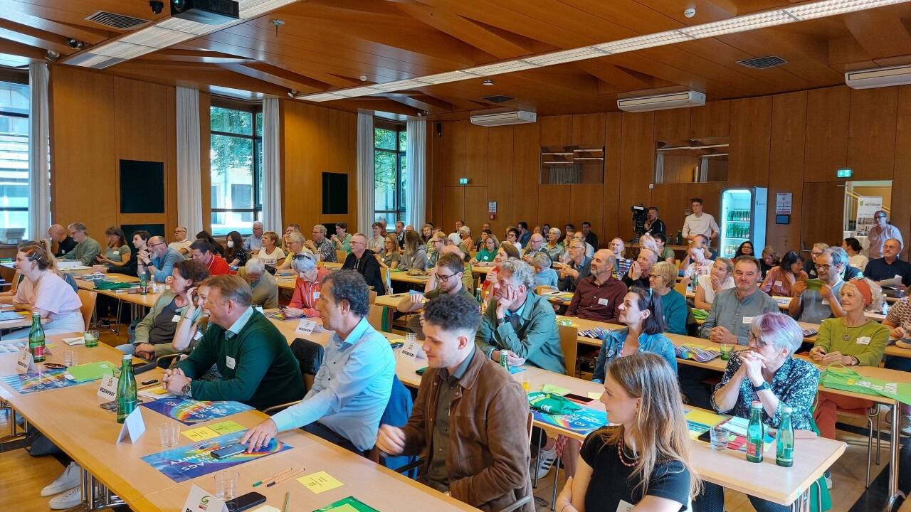 Landesversammlung der Grünen im Heffterhof: Das heißt gelebte Basisdemokratie.  