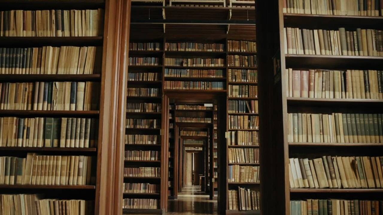 30.000 Bücher: ein Blick in die Bibliothek von Umberto Eco. 30.000 Bücher: ein Blick in die Bibliothek von Umberto Eco.