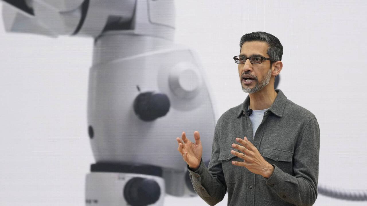 „Die Google-Suche ist KI in Dimension der menschlichen Neugierde“, sagte Google-Chef Sundar Pichai auf der hauseigenen Entwicklerkonferenz. 