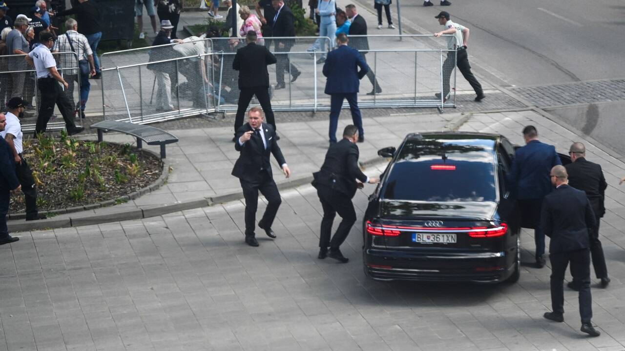 Schüsse wurden auf den slowakischen Premier Fico abgegeben. 