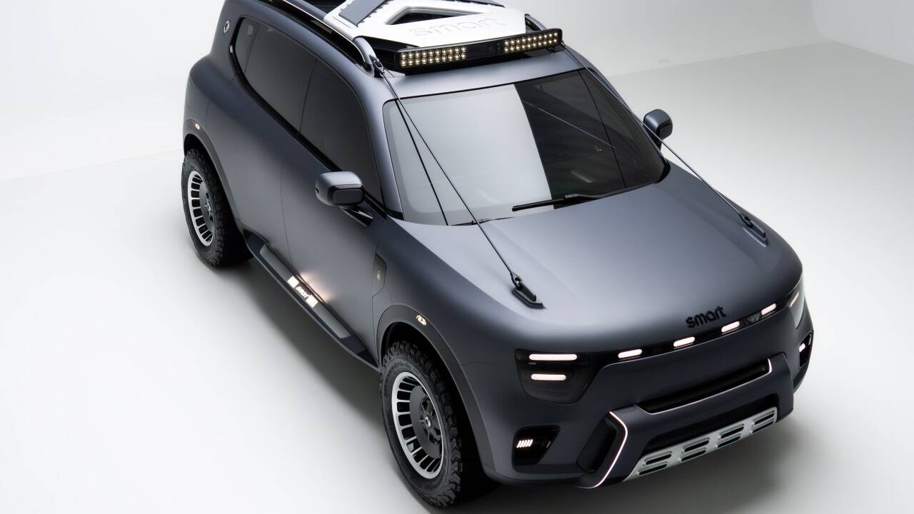 XL-SUV statt Kleinwagen: der Smart Concept #5. 