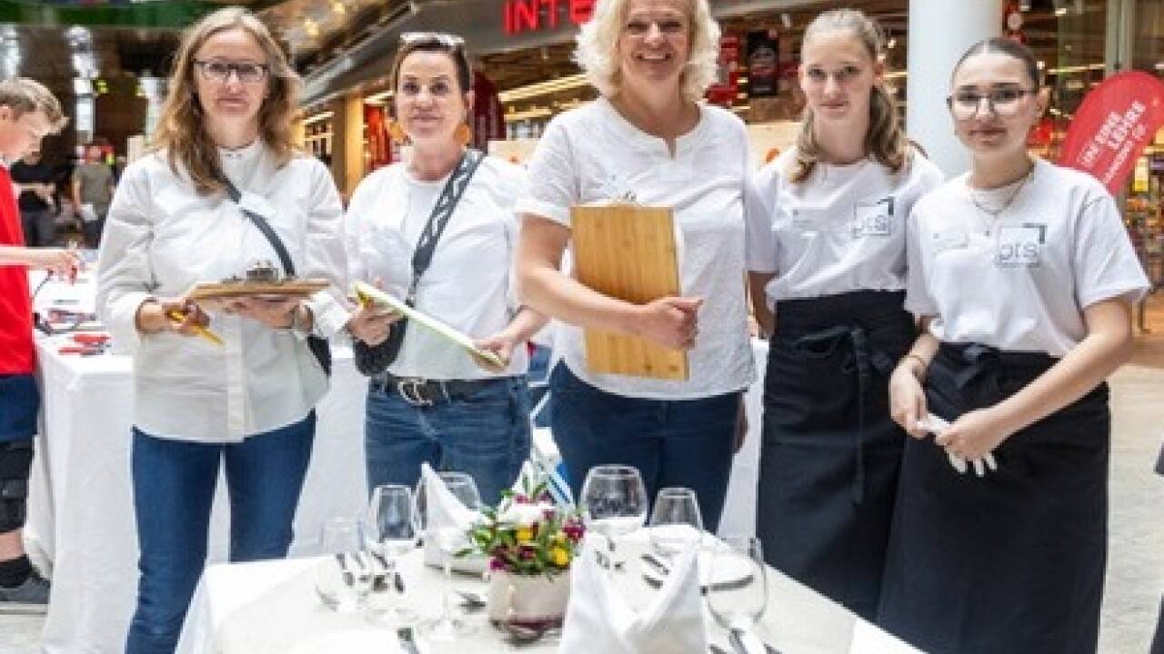 Beim Landeswettbewerb der Polytechnischen Schulen im Europark stellten die Schülerinnen und Schüler ihr Können unter Beweis.  