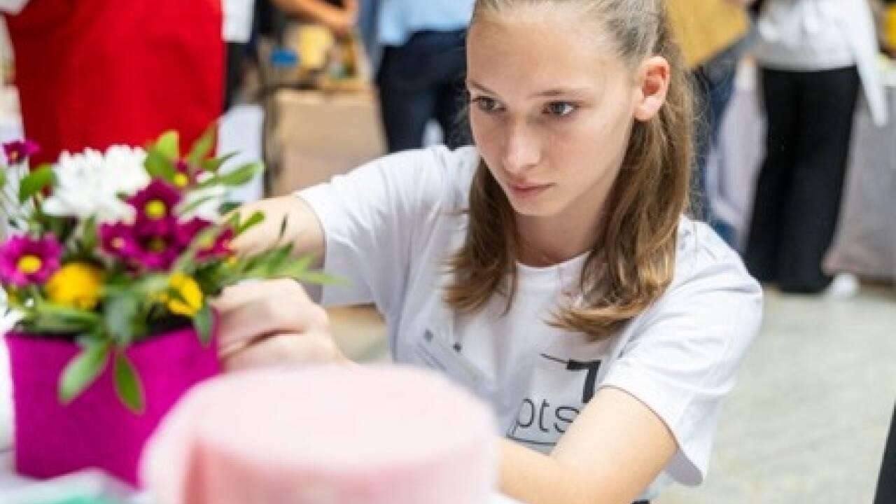 Beim Landeswettbewerb der Polytechnischen Schulen im Europark stellten die Schülerinnen und Schüler ihr Können unter Beweis.  