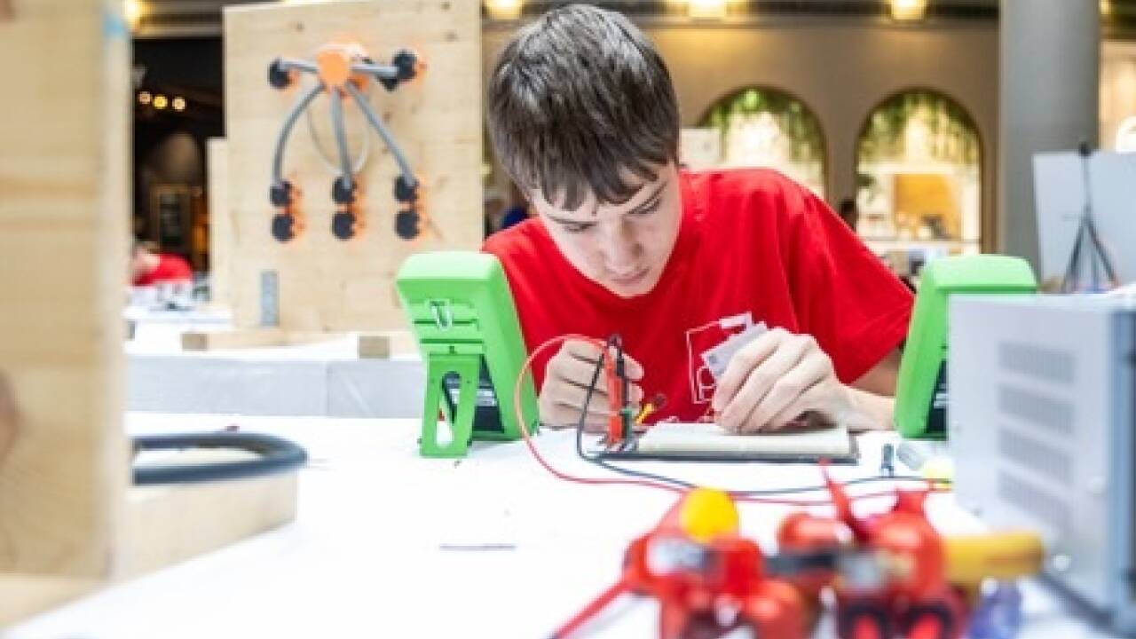 Beim Landeswettbewerb der Polytechnischen Schulen im Europark stellten die Schülerinnen und Schüler ihr Können unter Beweis.  