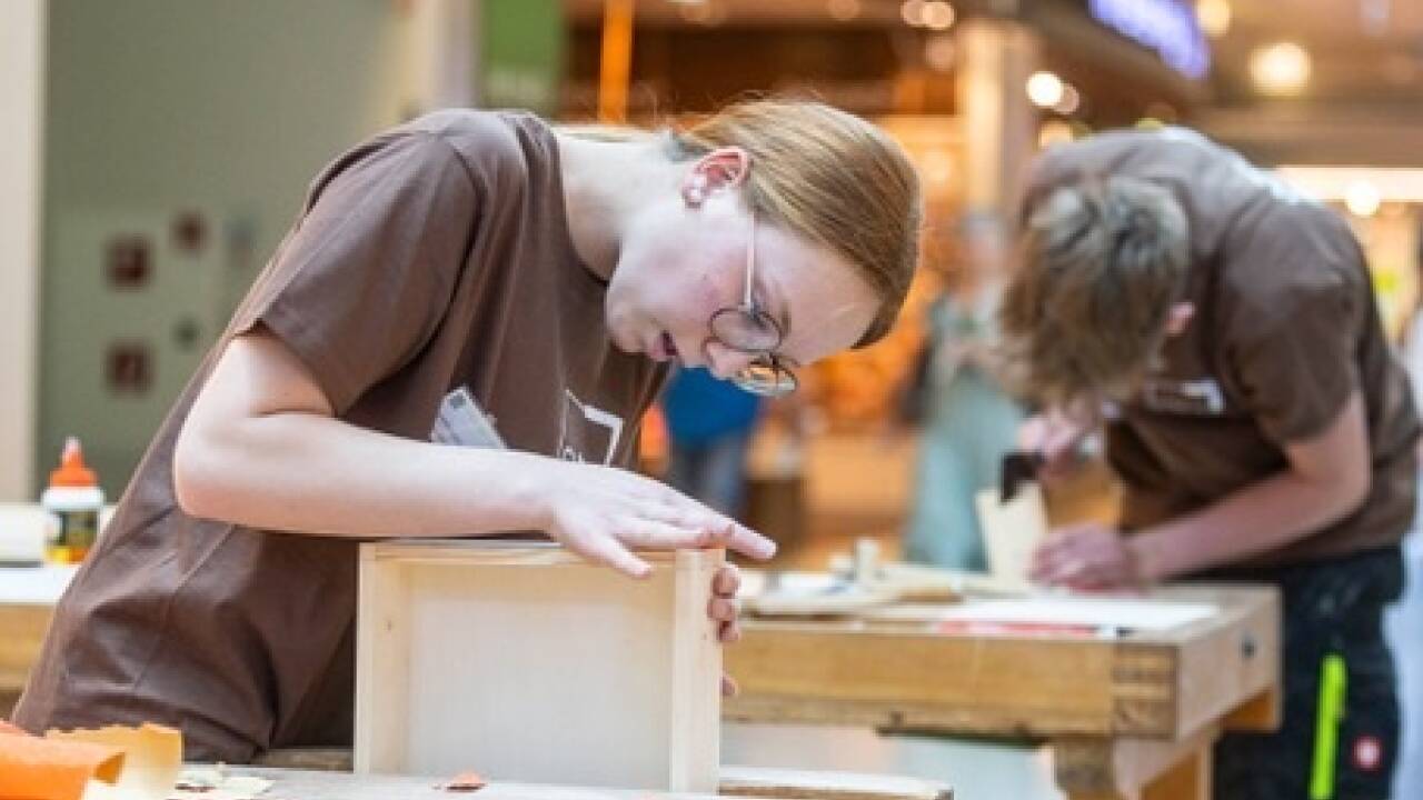 Beim Landeswettbewerb der Polytechnischen Schulen im Europark stellten die Schülerinnen und Schüler ihr Können unter Beweis.  