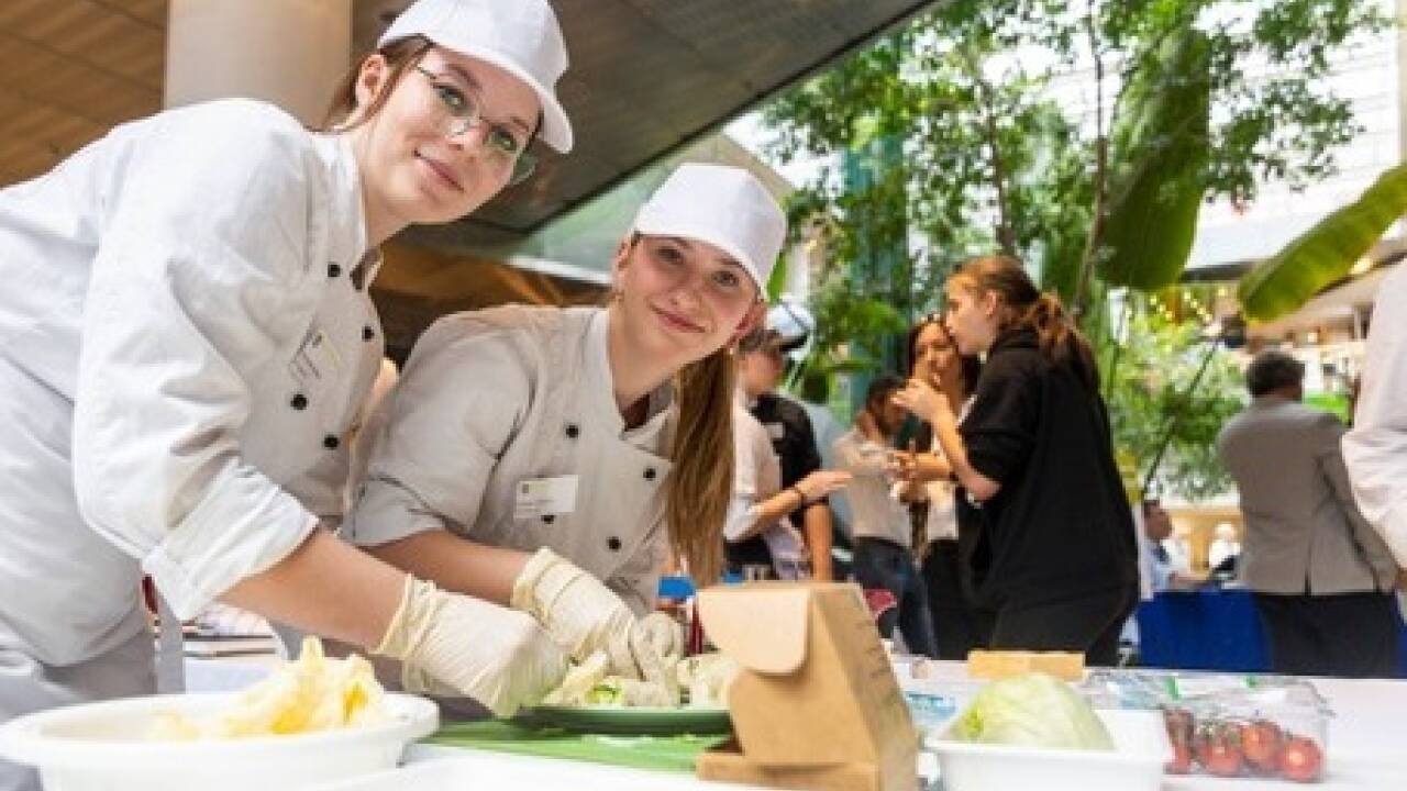 Beim Landeswettbewerb der Polytechnischen Schulen im Europark stellten die Schülerinnen und Schüler ihr Können unter Beweis.  