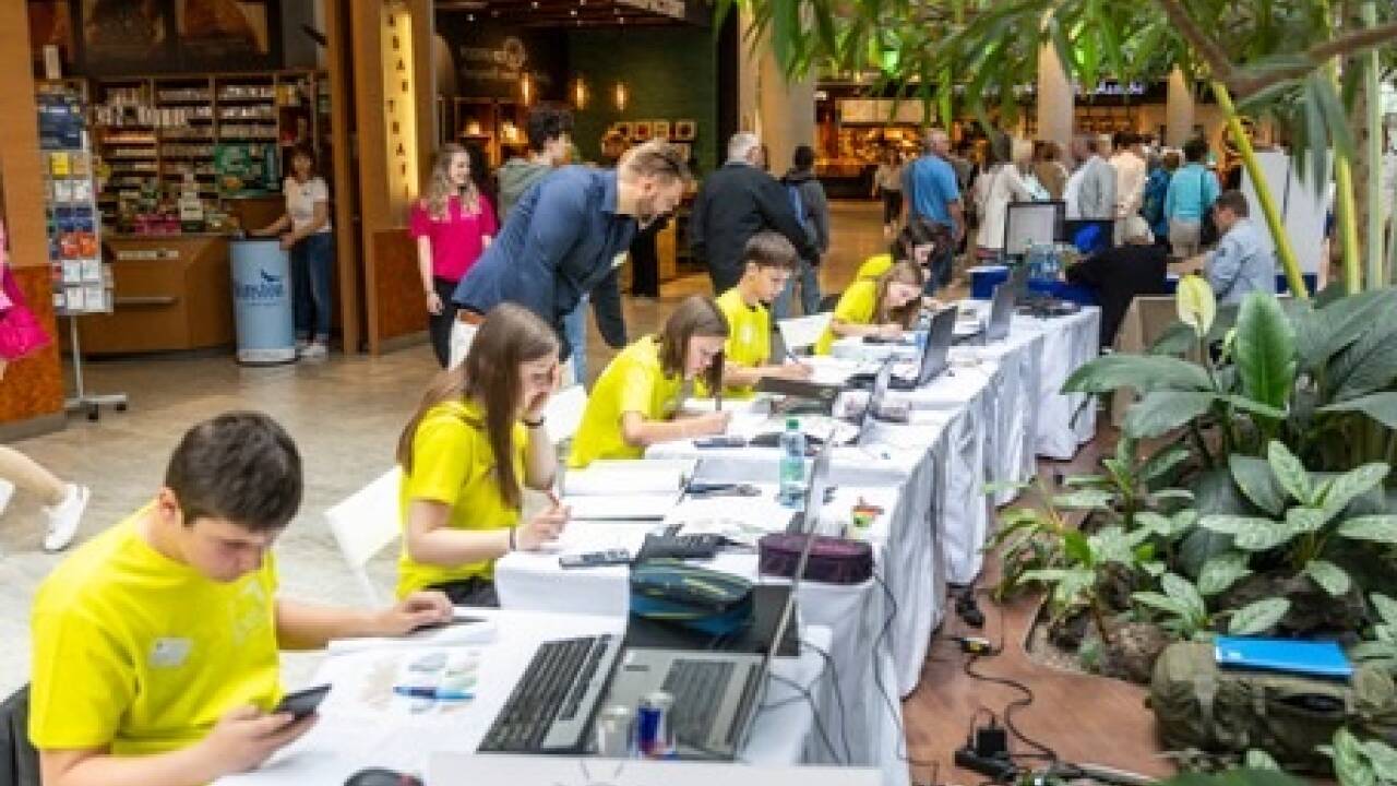 Beim Landeswettbewerb der Polytechnischen Schulen im Europark stellten die Schülerinnen und Schüler ihr Können unter Beweis.  