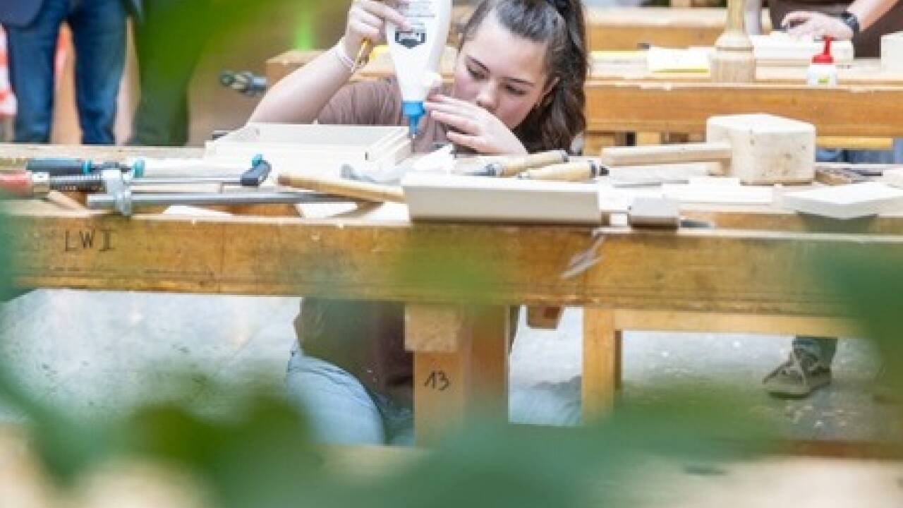 Beim Landeswettbewerb der Polytechnischen Schulen im Europark stellten die Schülerinnen und Schüler ihr Können unter Beweis.  