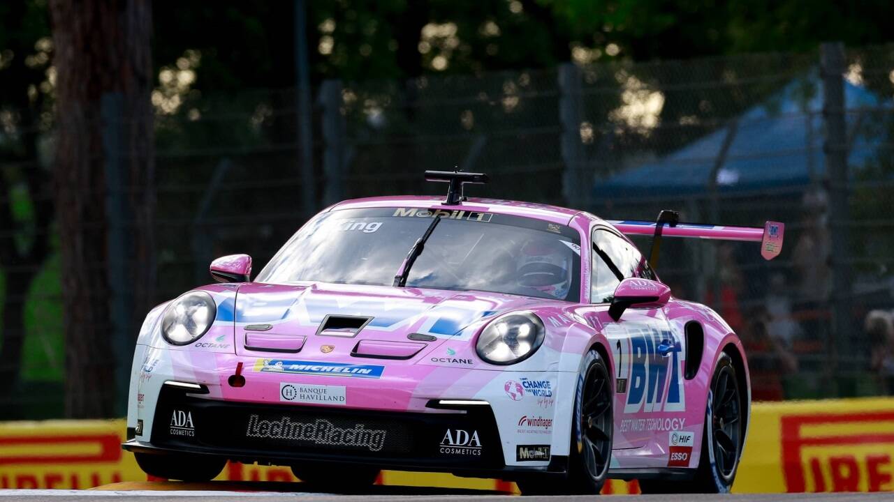 Lechner-Racing-Pilot Harry King verpasste in Imola den Sieg nur knapp.  