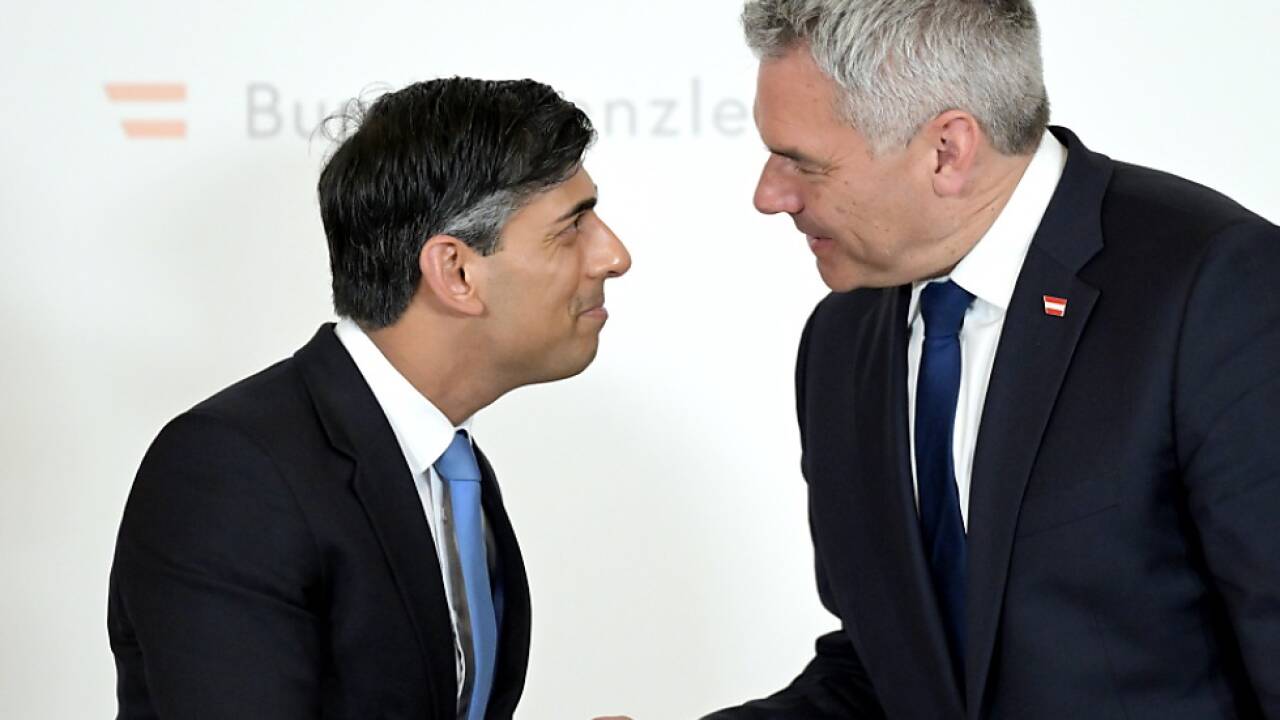 Sunak und Nehammer einig in Migrationsfragen 