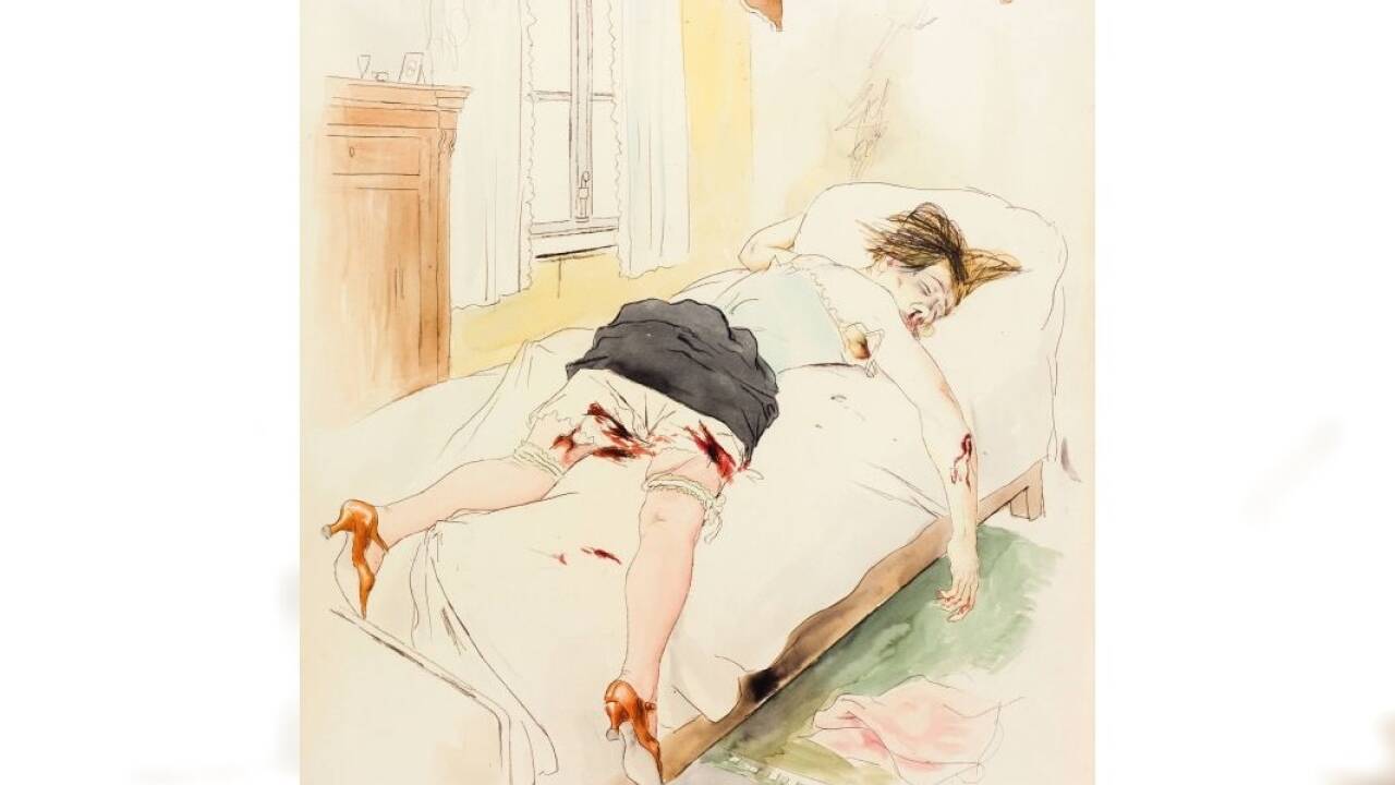 „Lustmord“ von Rudolf Schlichter aus dem Jahr 1924.  