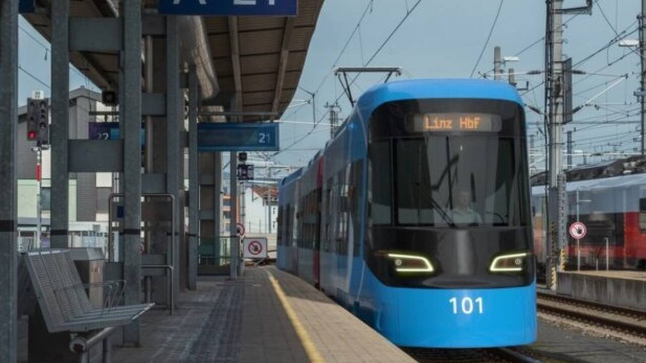 In Linz dagegen herrscht Aufbruchstimmung für das Stadtbahnprojekt. Im Bild: eine Visualisierung für die Linzer Regional-Stadtbahn, die ab 2032 fahren soll. 