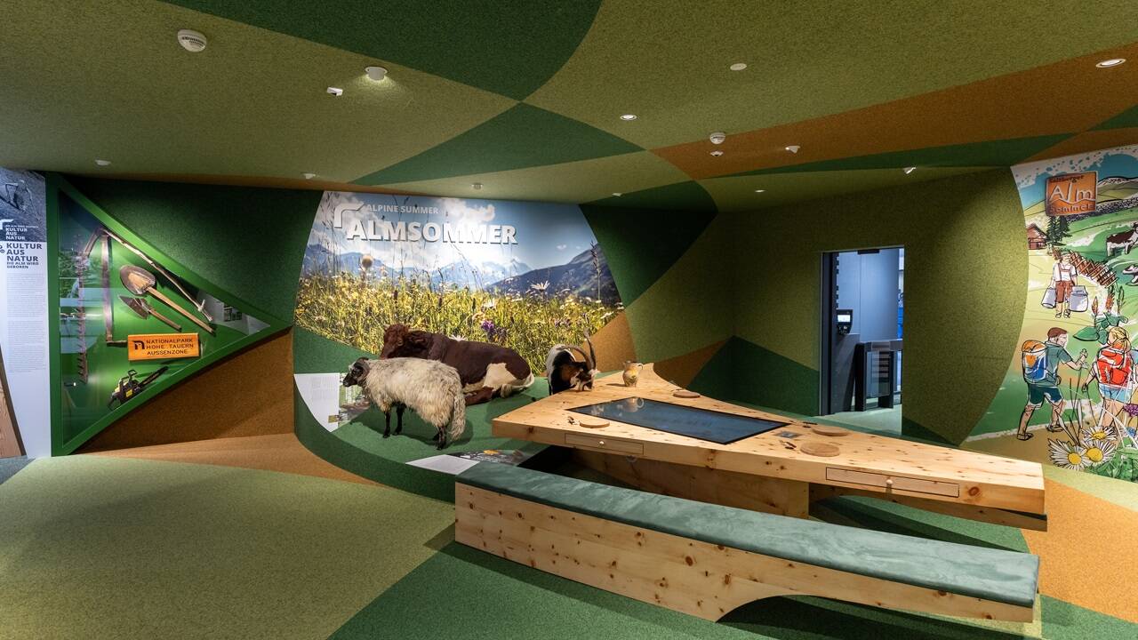 Nationalpark Welten Hohe Tauern – eine Ausstellung zum Erkunden, Berühren und Begreifen. 