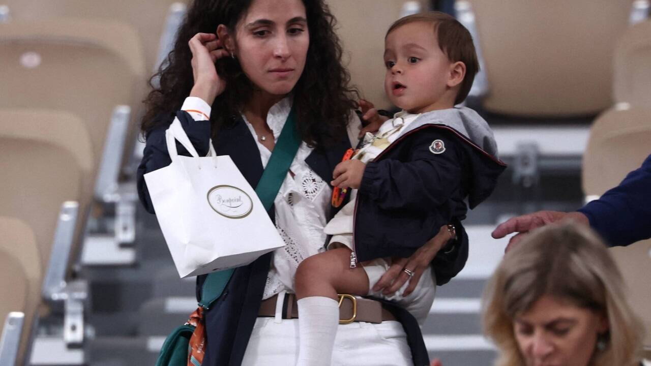 Nadals Frau Xisca Perello und Sohn Rafa junior waren zuletzt immer dabei. 