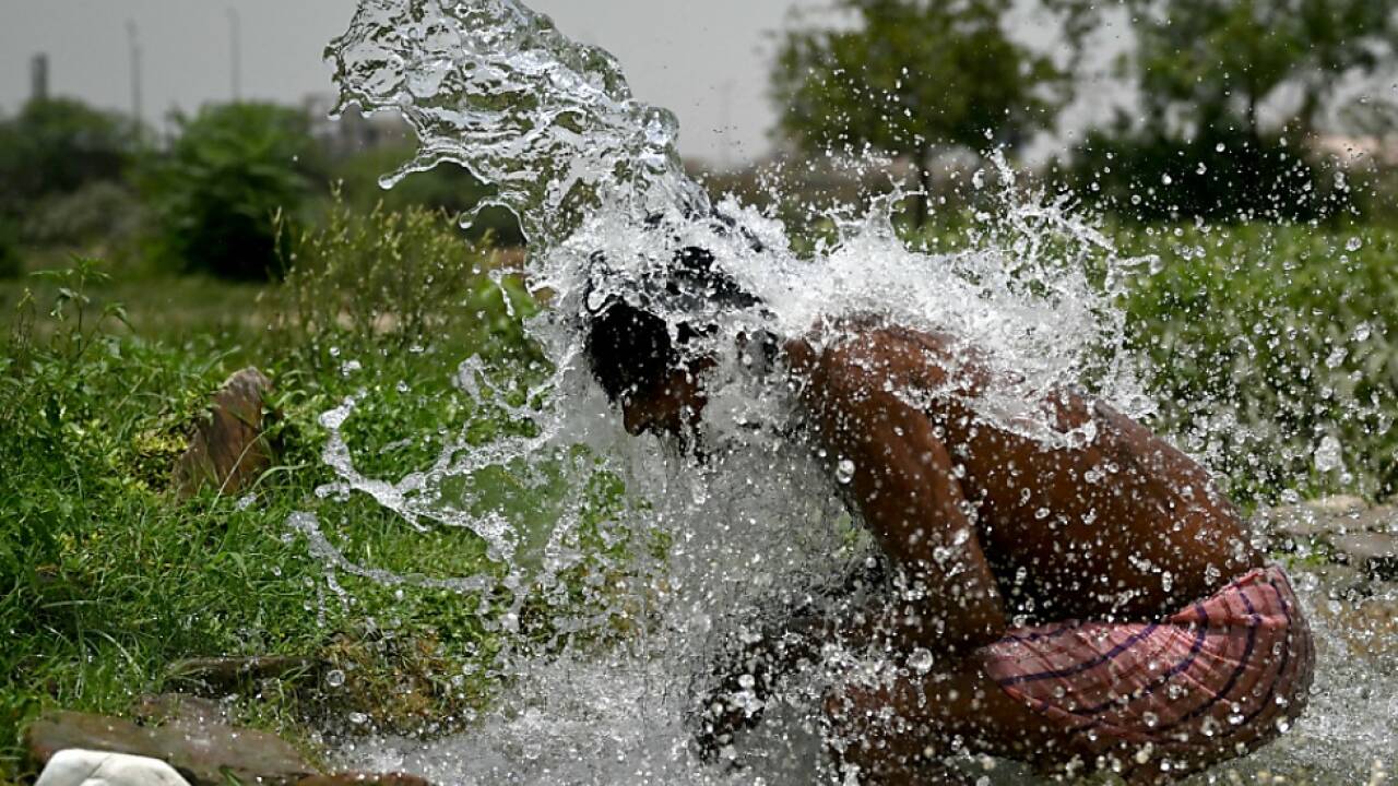 Die Temperaturen in der indischen Hauptstadt kratzen an der 50-Grad-Marke 