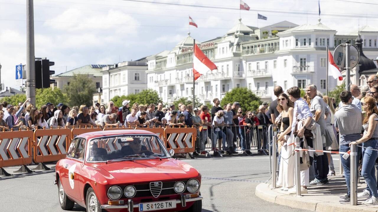 Einblicke in den Stadt Grand Prix von Salzburg. 