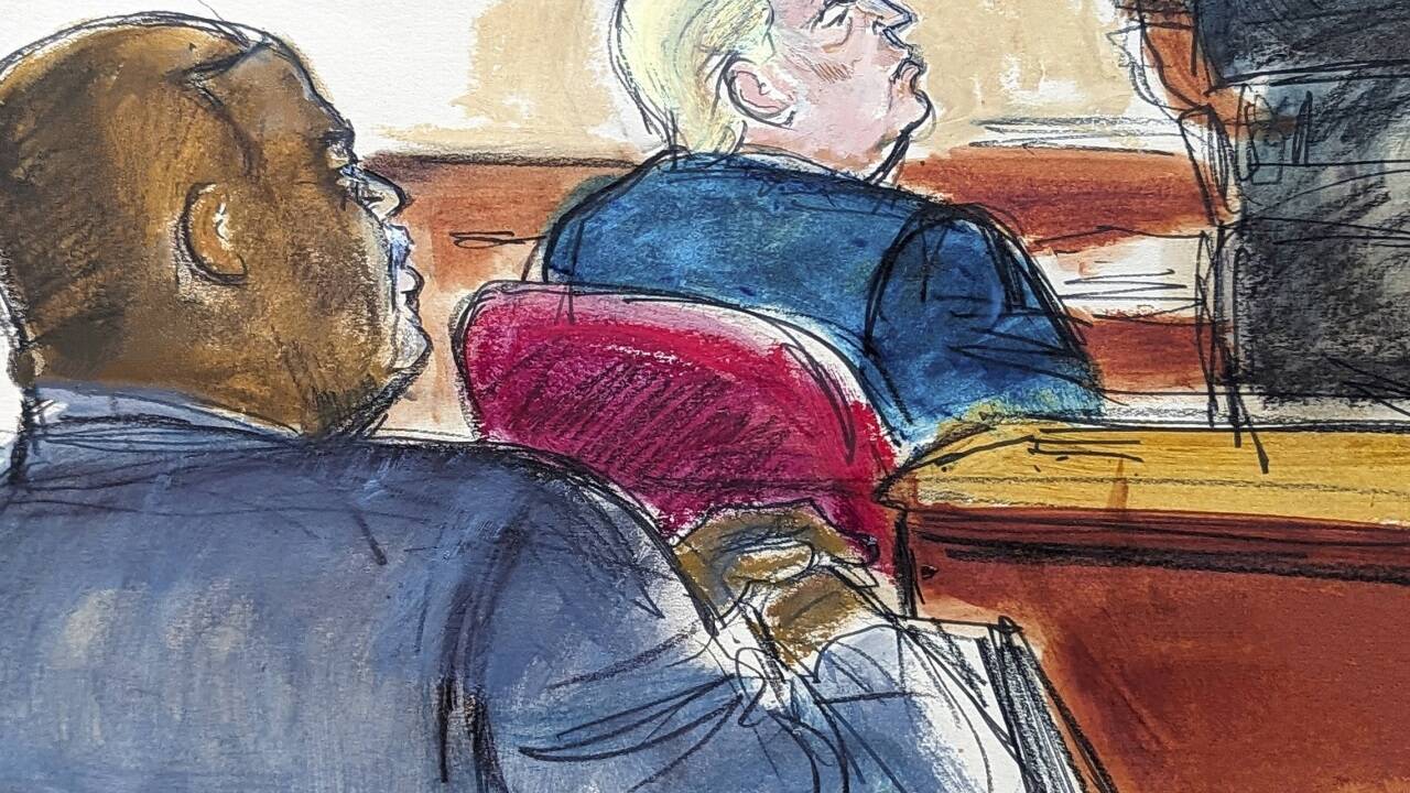 Schuldig in allen 34 Anklagepunkten: Dieser Meinung waren die zwölf Geschworenen im Strafprozess gegen Ex-US-Präsident Donald Trump an einem New Yorker Gericht. Und zwar einstimmig. Schuldig in allen 34 Anklagepunkten: Dieser Meinung waren die zwölf Geschworenen im Strafprozess gegen Ex-US-Präsident Donald Trump an einem New Yorker Gericht. Und zwar einstimmig.