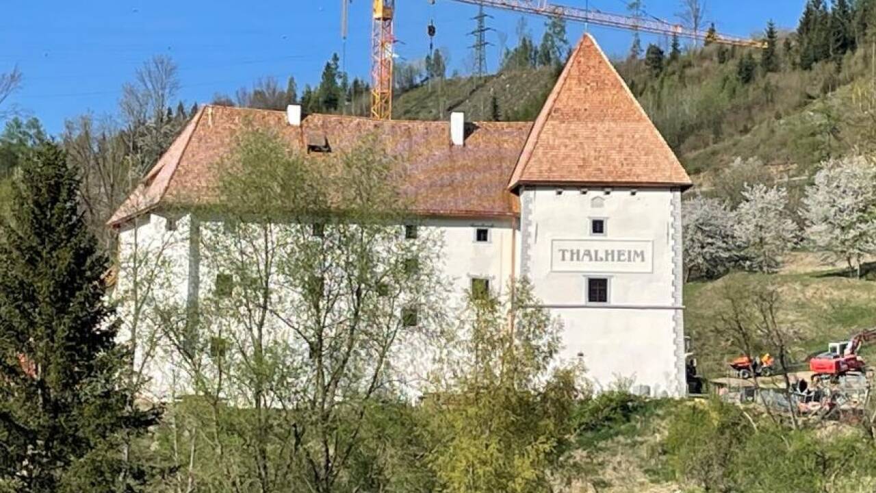 Großbaustelle: Das Schloss Sauerbrunn in der Steiermark wird gerade aus dem Dornröschenschlaf geholt.  