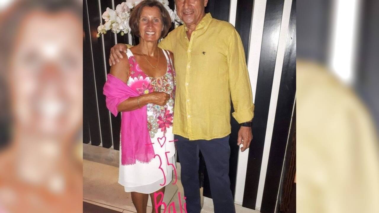 Maria und Josef an ihrem 35. Hochzeitstag im Jahr 2017 auf Bali. 