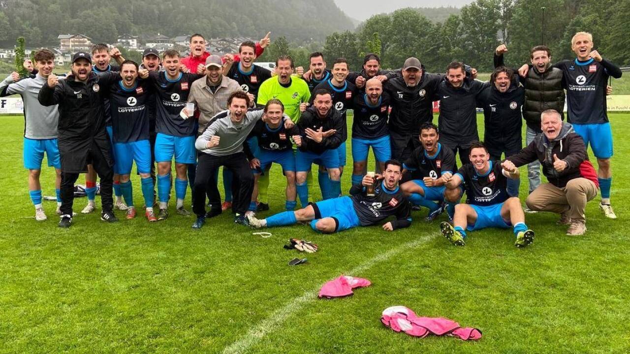 Die Kicker der SG Gneis/ASK/PSV Salzburg jubelten in Fuschl. 