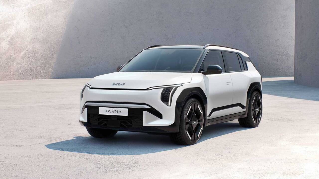Der vollelektrische kompakte EV3 von Kia  