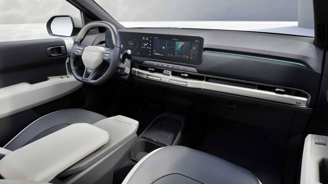 Der vollelektrische kompakte EV3 von Kia - Innen 