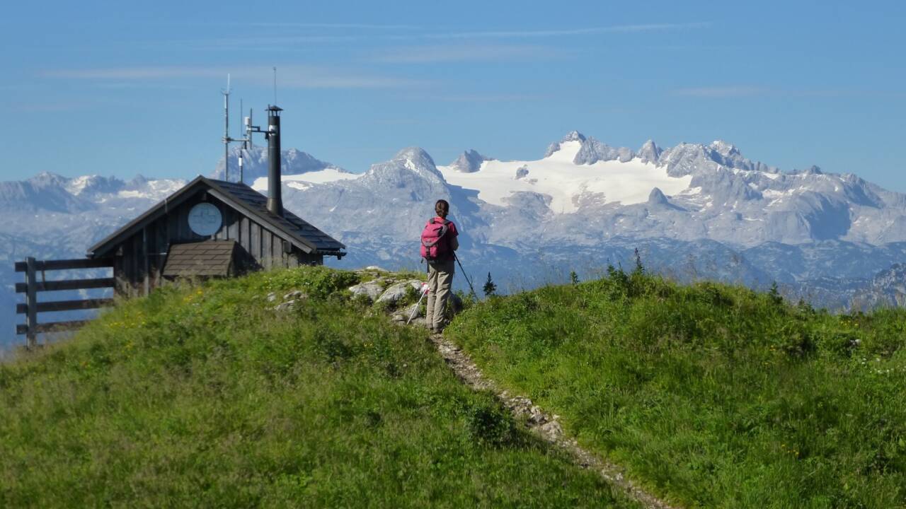 Freier Blick vom Hochanger zum Dachstein. Freier Blick vom Hochanger zum Dachstein.
