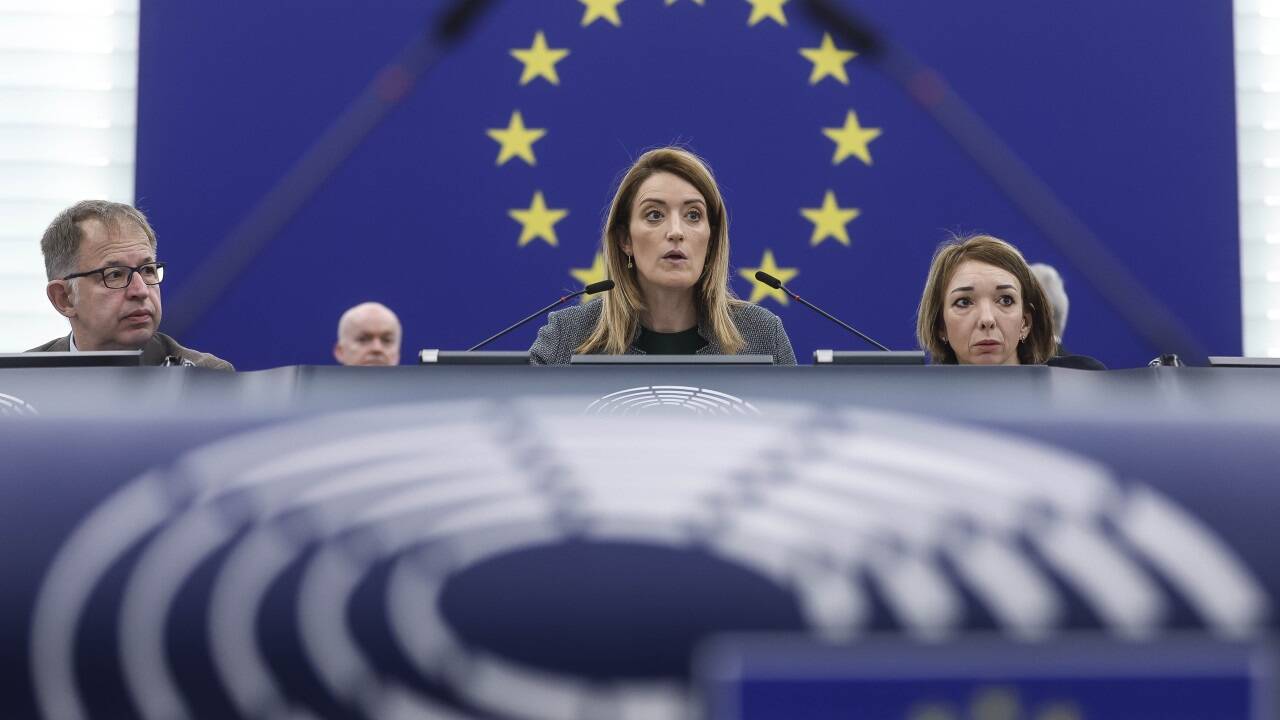 EU-Parlamentspräsidentin Roberta Metsola (EVP) hat intakte Chancen, weitere zweieinhalb Jahre im Amt zu bleiben. 