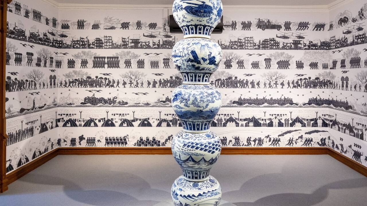 Ausstellungsansicht im Marmorschlössl. Ausstellungsansicht im Marmorschlössl.