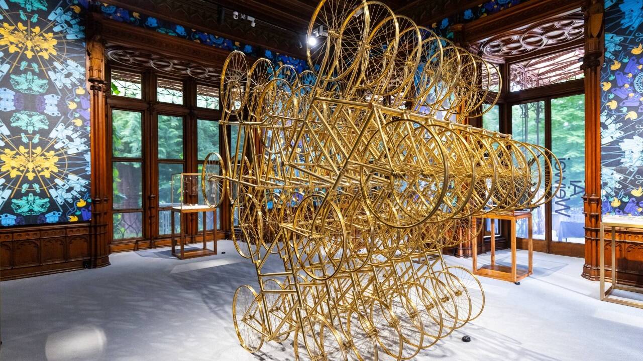 Ausstellungsansicht im Marmorschlössl. Ausstellungsansicht im Marmorschlössl.