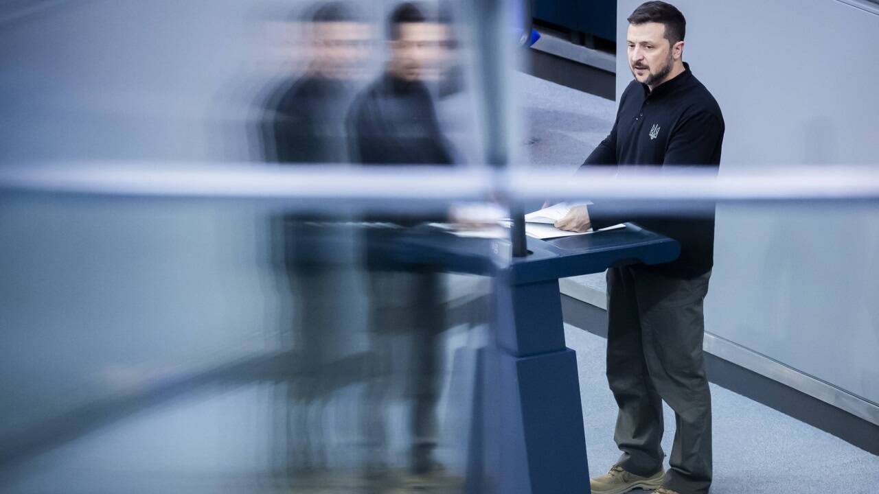 Der ukrainische Präsident Selenskyj. 