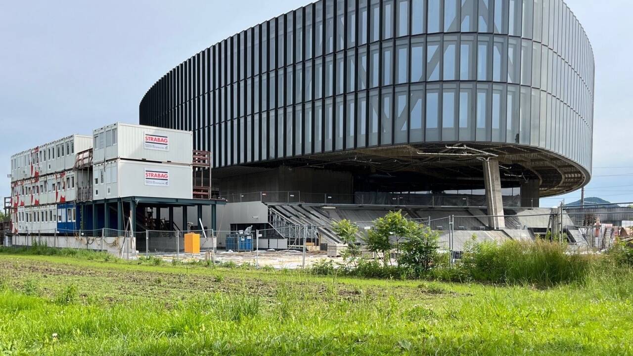 Großprojekt „Helix“: Der Großteil der Bauarbeiten ruht aktuell. Großprojekt „Helix“: Der Großteil der Bauarbeiten ruht aktuell.