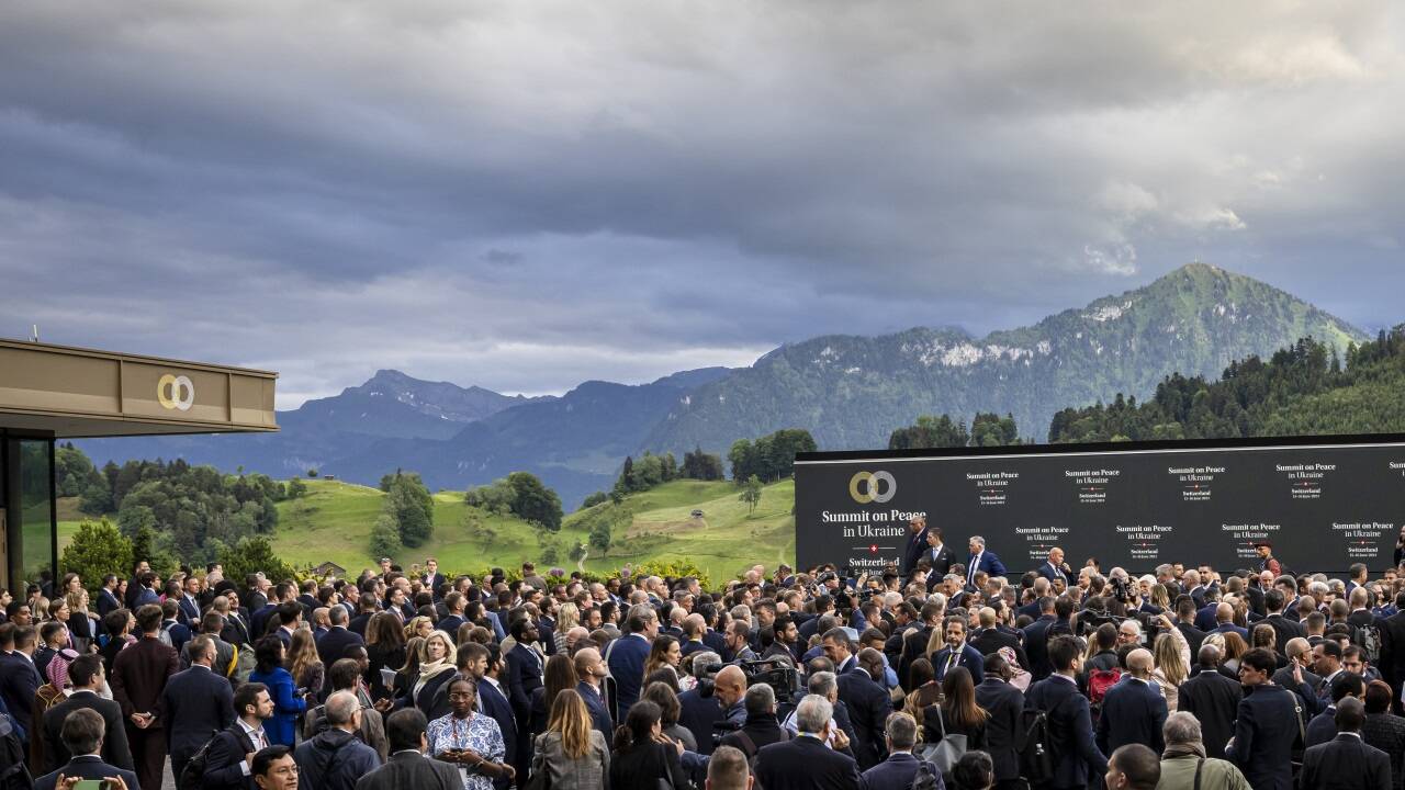 Dutzende Staats- und Regierungschefs kamen auf dem Bürgenstock zusammen. 