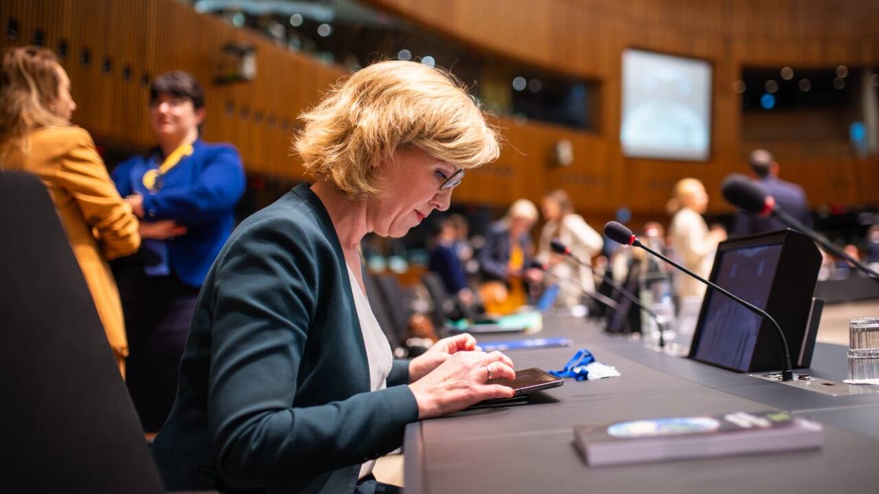 Stimmte gegen den ausdrücklichen Willen der ÖVP für das EU-Renaturierungsgesetz: Klimaministerin Leonore Gewessler. Stimmte gegen den ausdrücklichen Willen der ÖVP für das EU-Renaturierungsgesetz: Klimaministerin Leonore Gewessler.