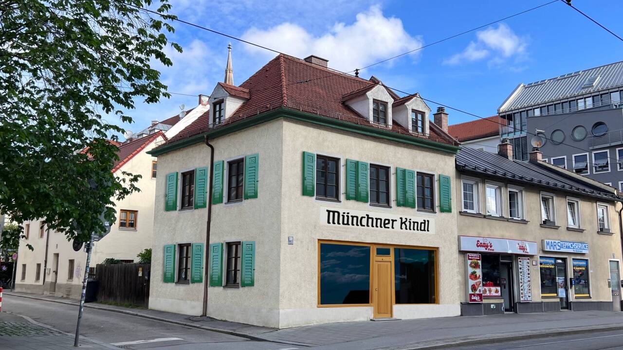 Diese Visualisierung verdeutlicht, wie der erste Ausschank der Brauerei von außen aussehen soll.  