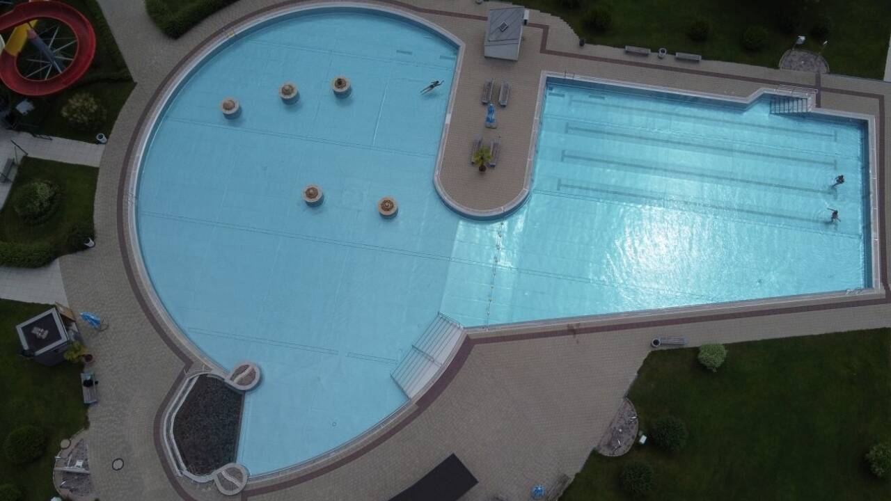 Freibad Leopoldskron. 