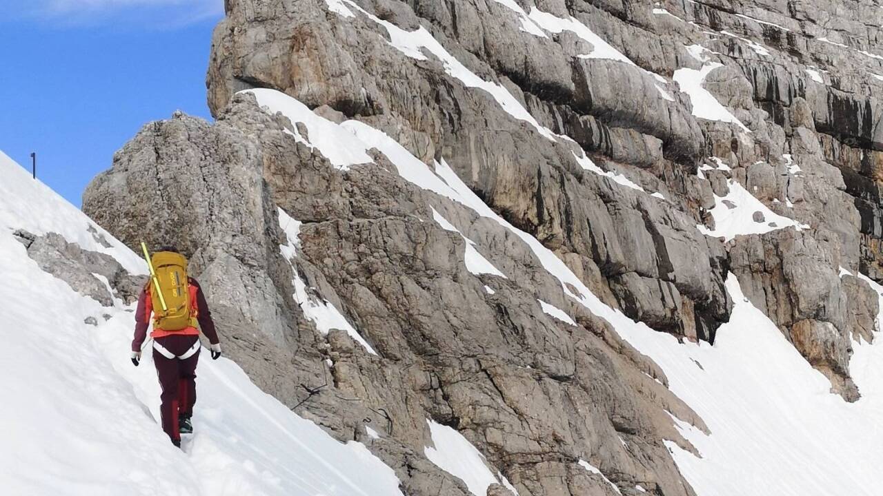 Unterwegs am Dachstein. Bild: Lena Hauk 