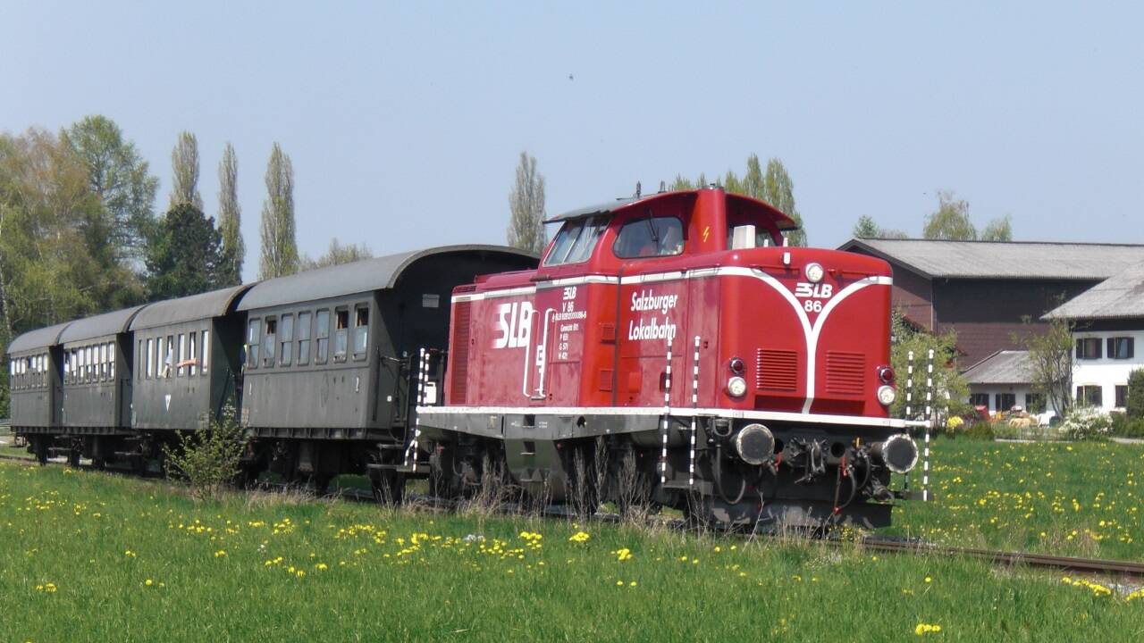 Eine Nostalgiefahrt für Besucher der Brauerei im Jahr 2010. 