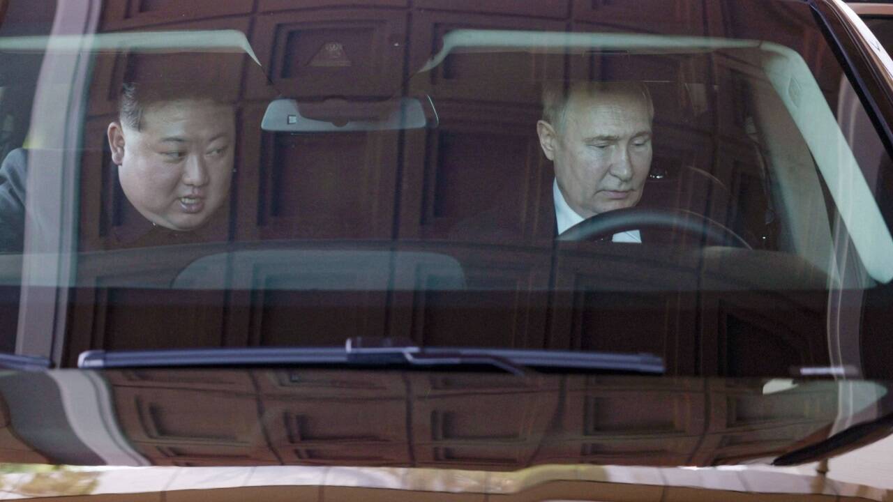Zwei Brüder im Geiste: Putin und Kim Jong Un.  