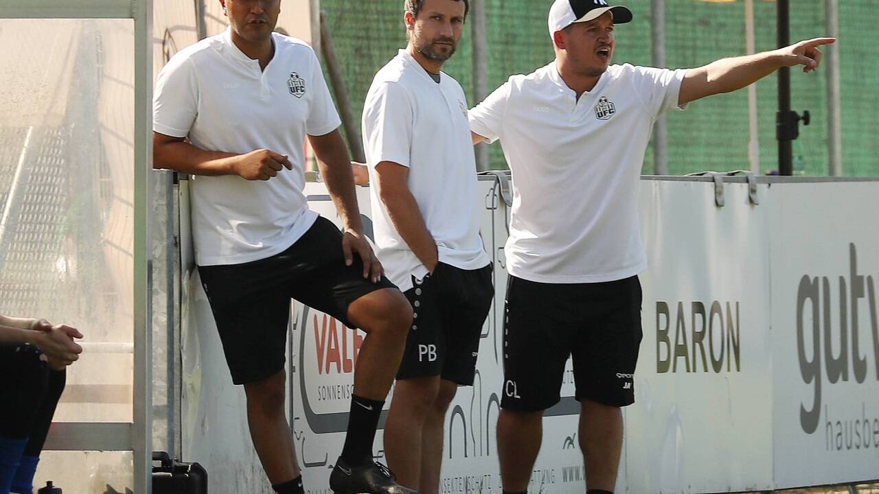 Das sind drei der künftigen fünf Hallein-Trainer: Önder Esatbeyoglu, Philip Buck und Christoph Lessacher (v.l.). 