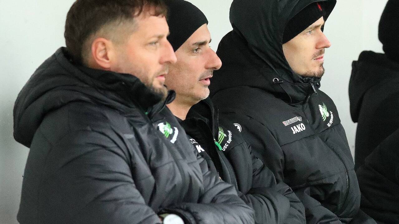 Christof Kopleder (rechts) stellt Trainer Mario Messner (links) einen neuen Kader zusammen. 
