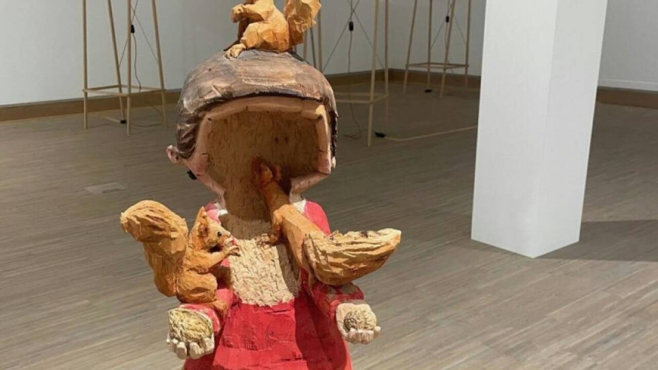 In der 'Wunderkammer': Skulptur von Martin Krammer 