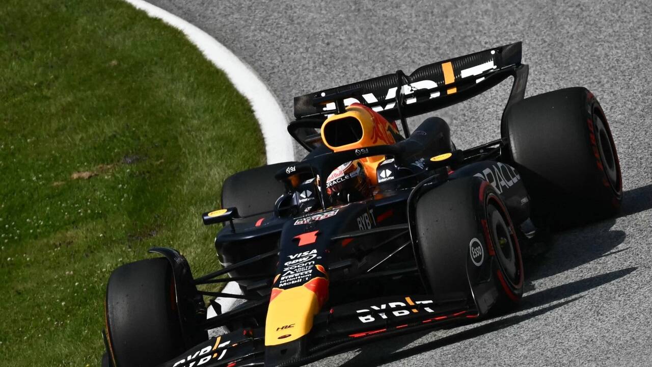 Max Verstappen erlebte am Red-Bull-Ring in Spielberg einen perfekten Samstag. Max Verstappen erlebte am Red-Bull-Ring in Spielberg einen perfekten Samstag.