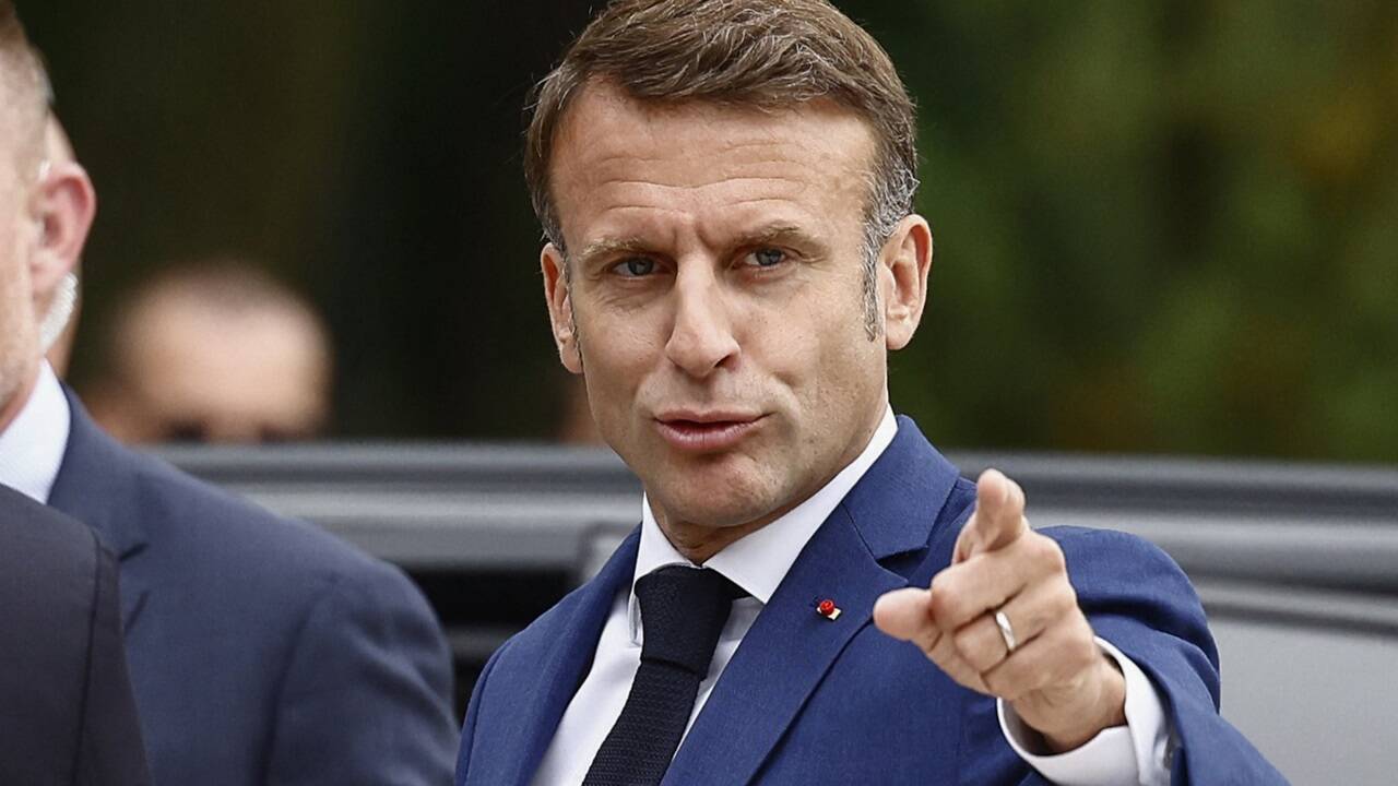 Der französische Präsident Emmanuel Macron. Der französische Präsident Emmanuel Macron.