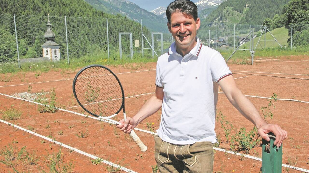 Bürgermeister Thomas Kößler beim LN-Lokalaugenschein.  Bürgermeister Thomas Kößler beim LN-Lokalaugenschein.