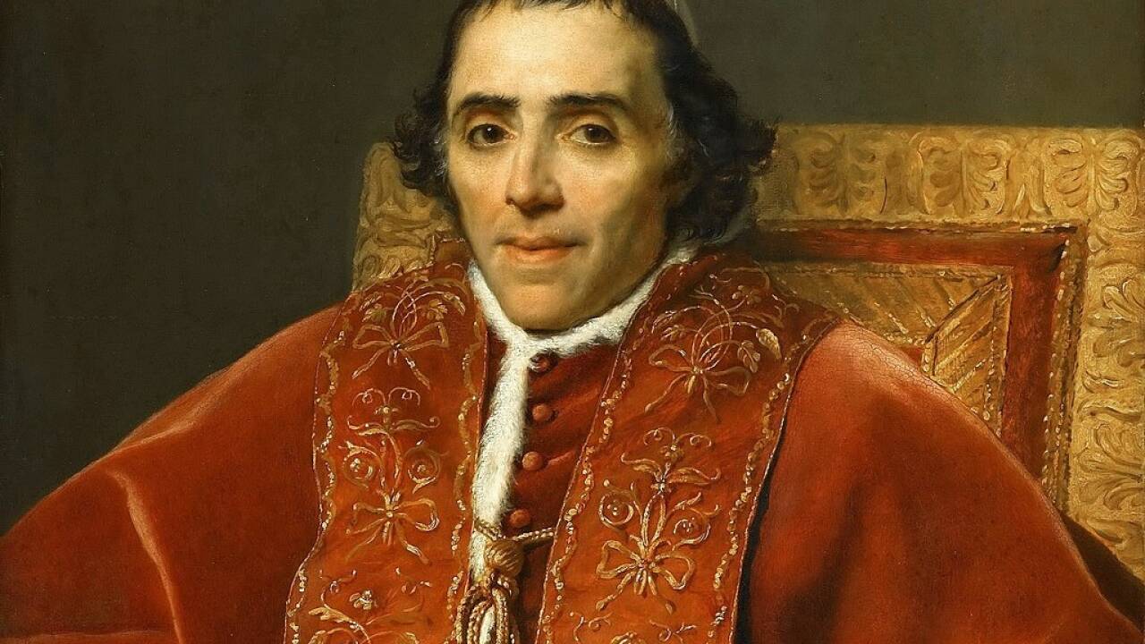 1809: Papst Pius VII., der den französischen Kaiser Napoleon I. exkommuniziert hat, wird von den Franzosen gefangen genommen und nach Grenoble verschleppt. Er bleibt fünf Jahre in französischer Gefangenschaft. (Der Benediktiner Luigi Barnaba Graf Chiaramonti war 1800 unter österreichischem Schutz in einem Konklave in Venedig zum Papst gewählt worden.) 