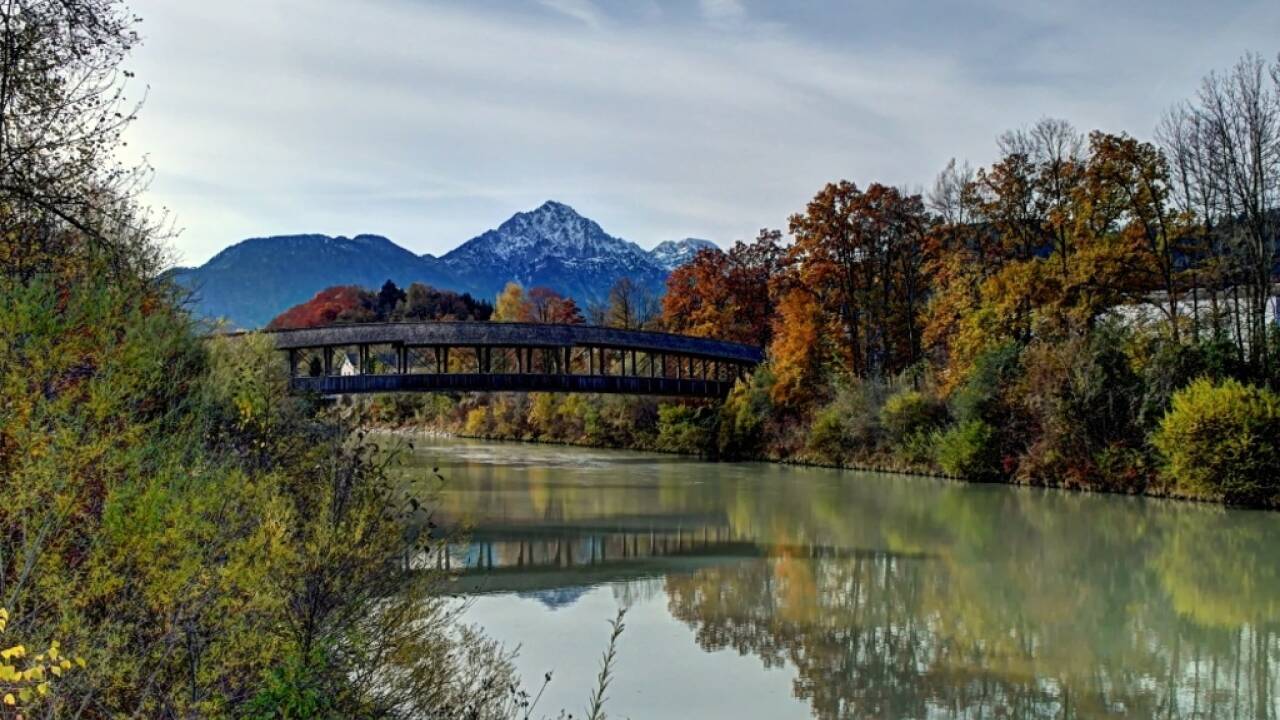 Von der Grünau über die Saalach nach Hammerau.  